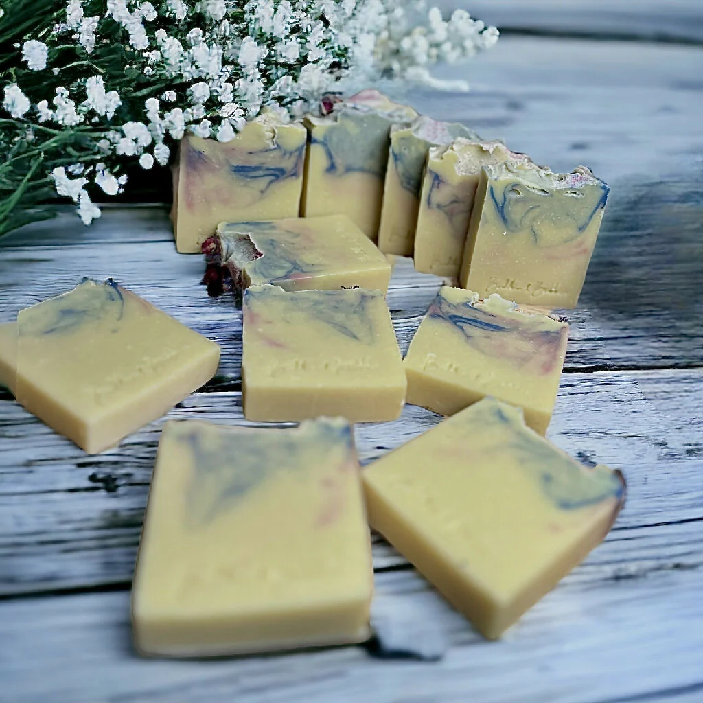 Soap Bar with Rose Geranium Essential Oil Small and Large Size - Image 9