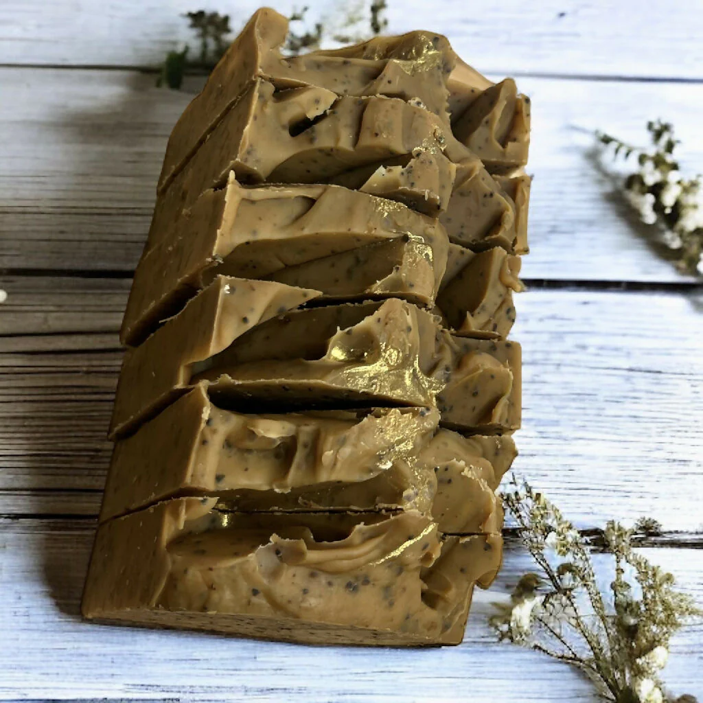 Soap Bar with Upcycled Coffee Grounds Small and Large Size - Image 5