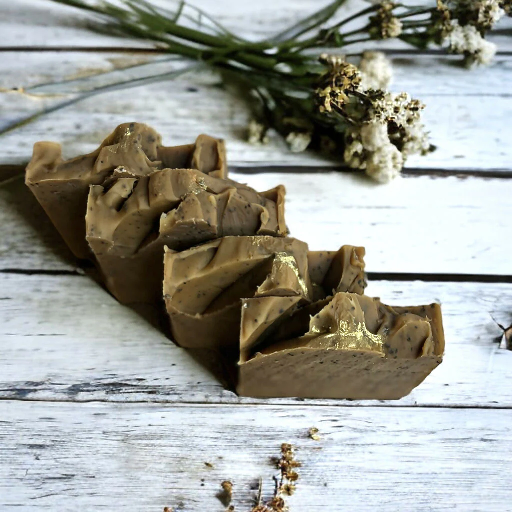 Soap Bar with Upcycled Coffee Grounds Small and Large Size - Image 8