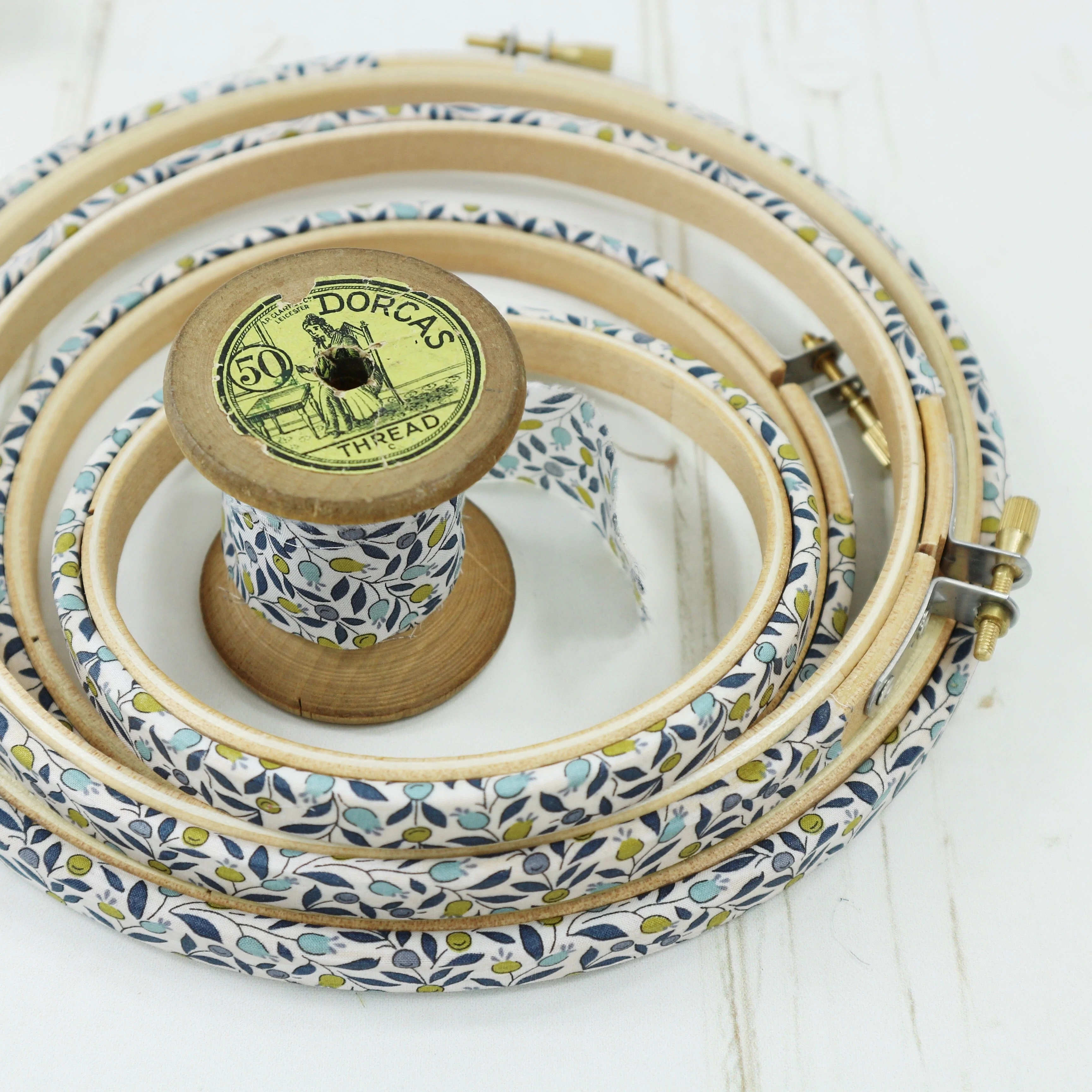 'Soft Grey' Embroidery Hoop Collection - Set of Three - Image 10