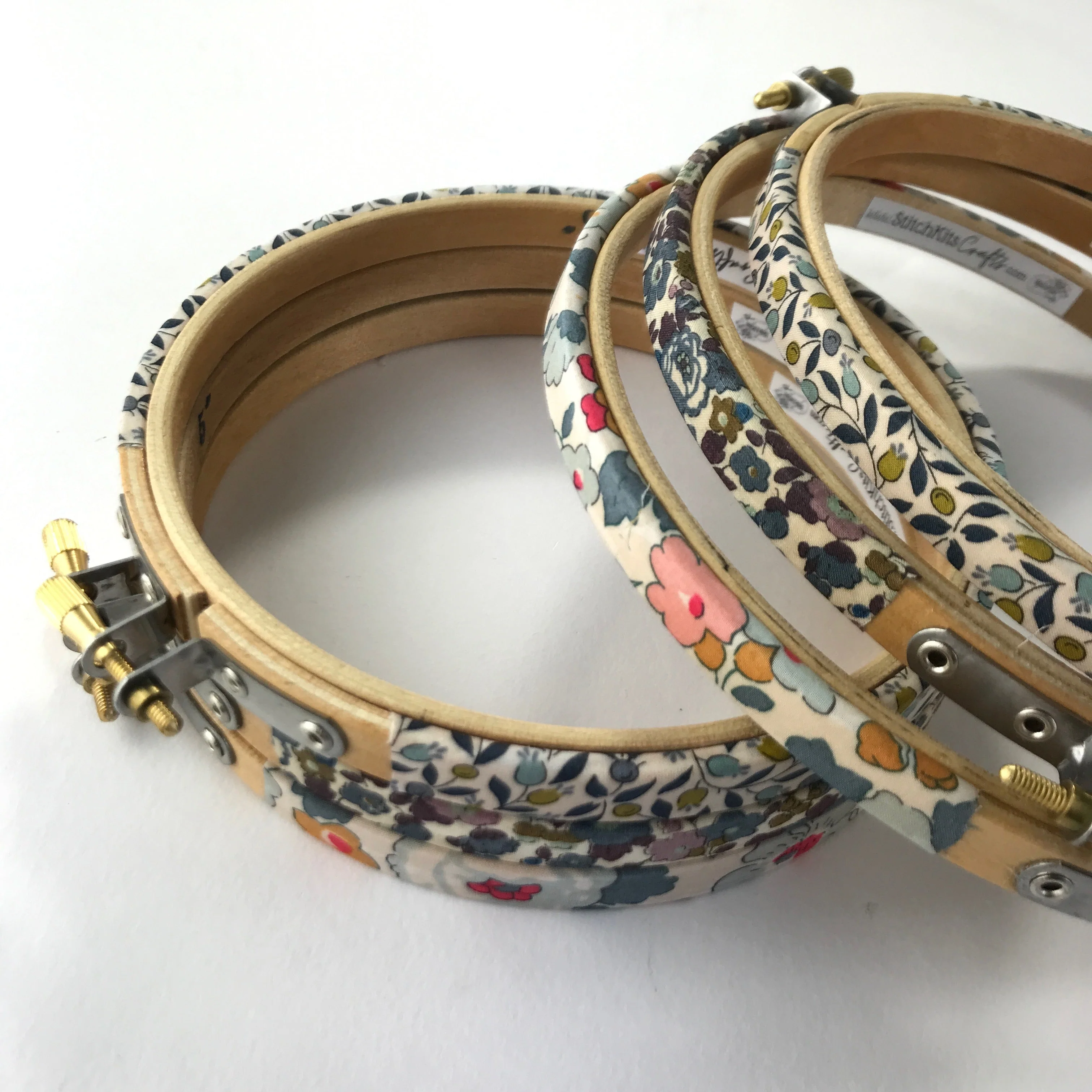 'Soft Grey' Embroidery Hoop Collection - Set of Three - Image 11