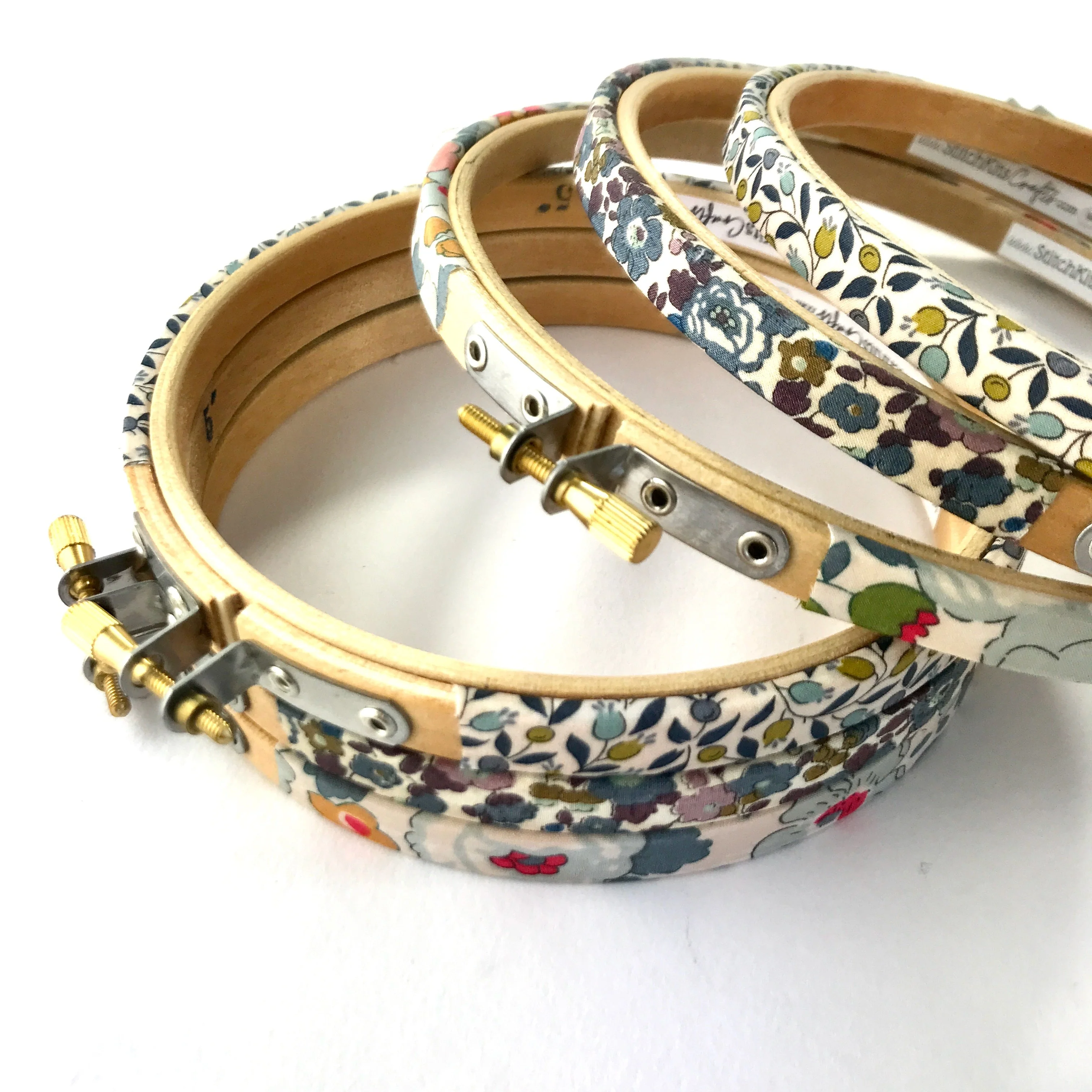 'Soft Grey' Embroidery Hoop Collection - Set of Three - Image 4