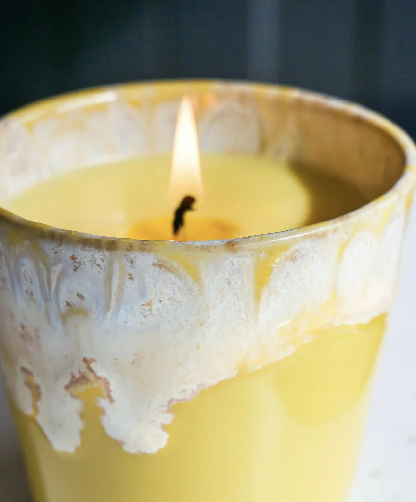 Refillable Coffee Cup Candle in Sol - Image 3