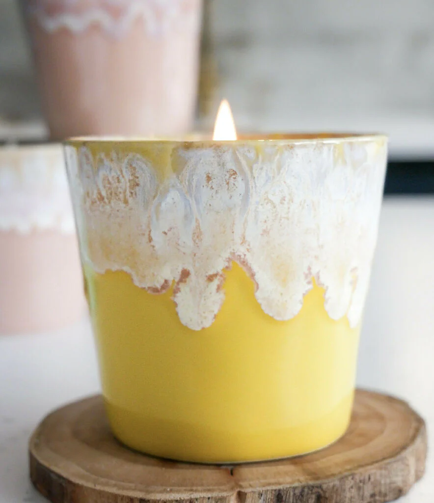 Refillable Coffee Cup Candle in Sol - Image 5