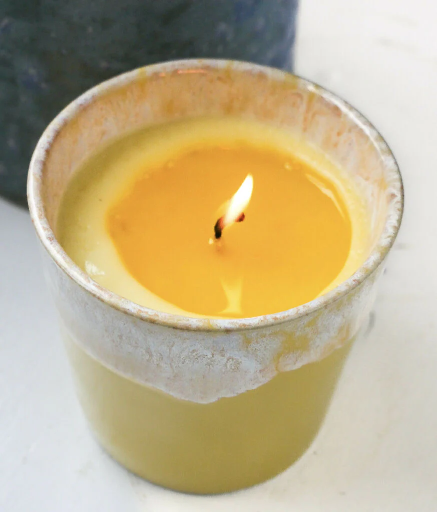Refillable Coffee Cup Candle in Sol - Image 6