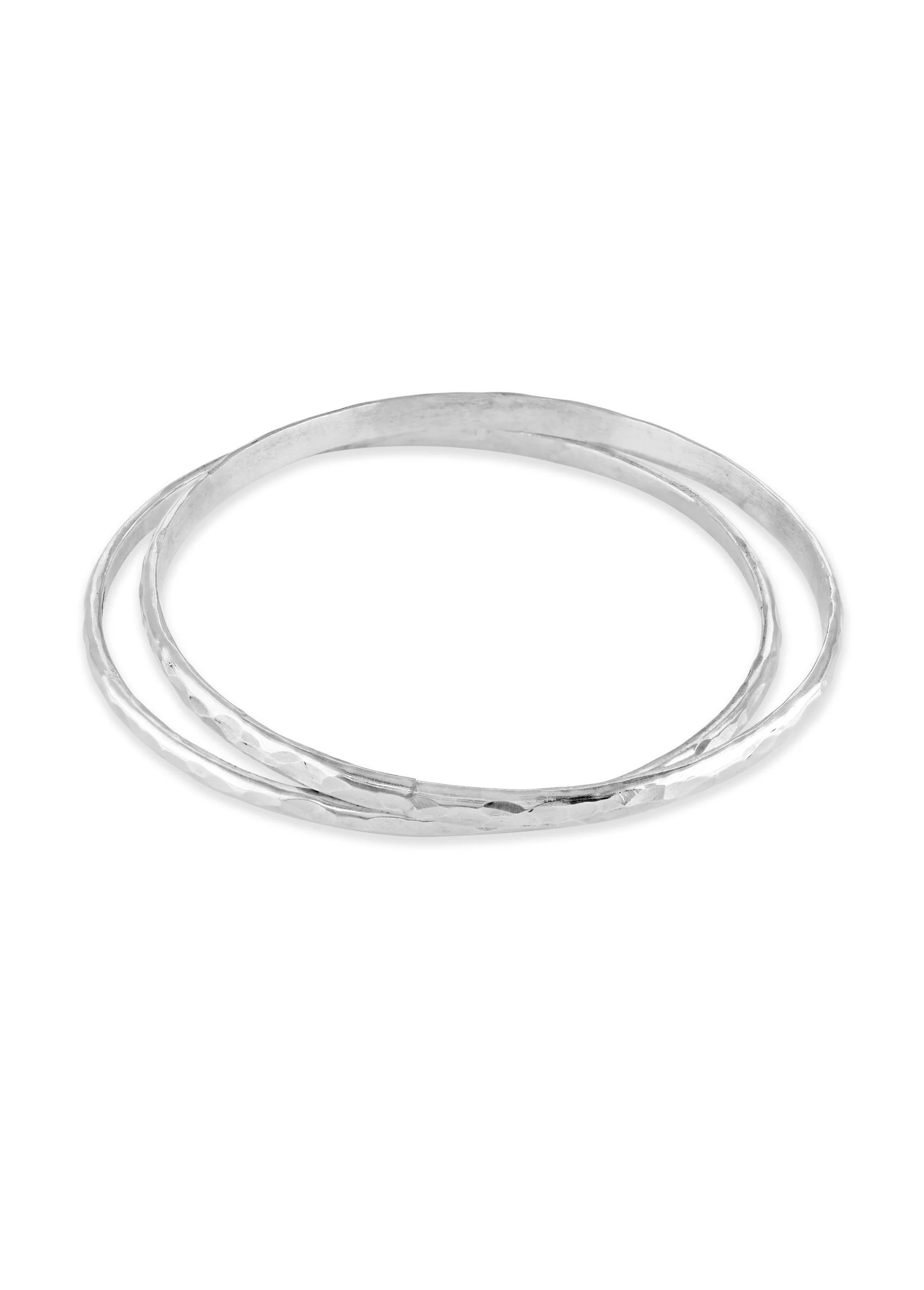 Solid Hammered Bangles - Image 3