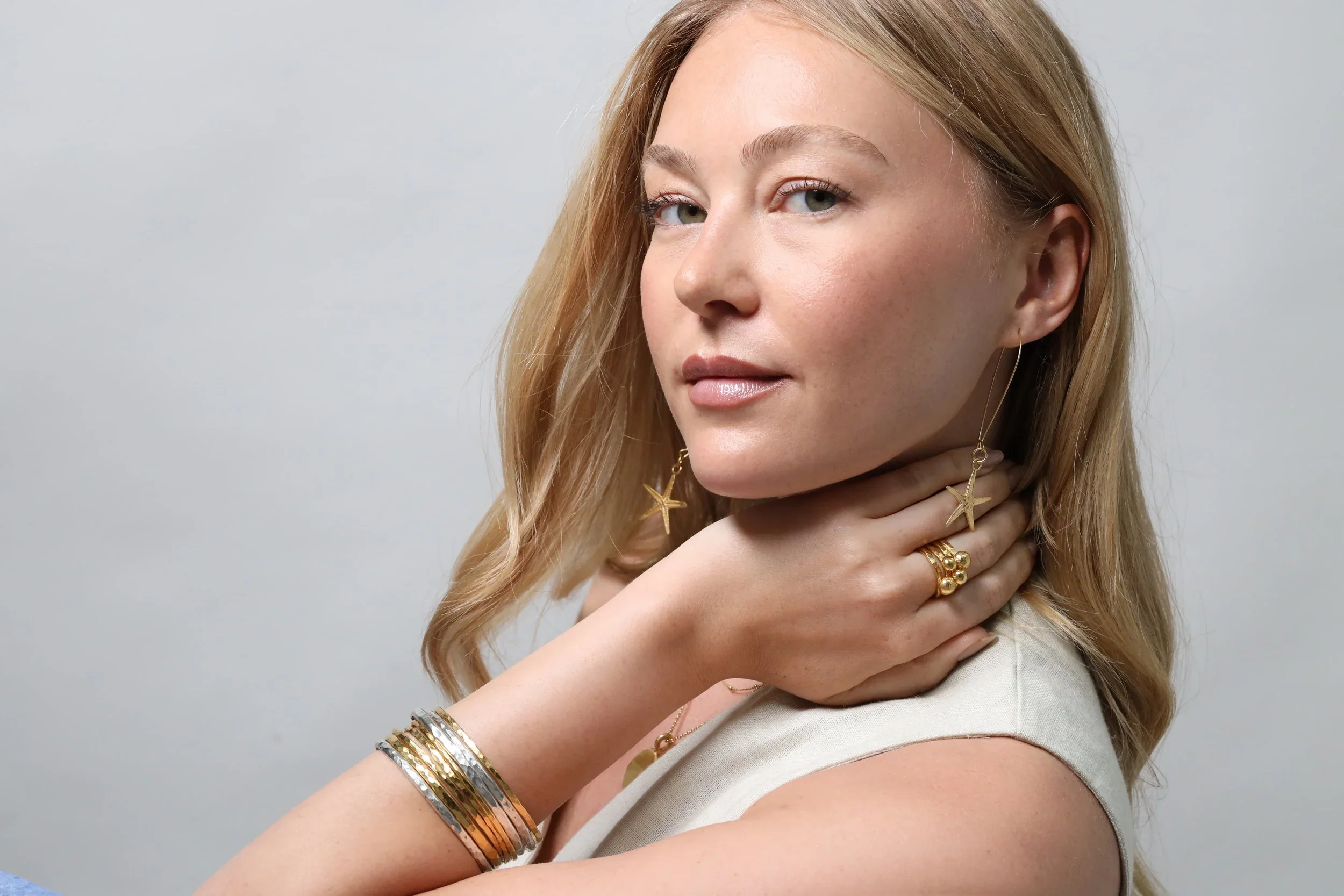 Solid Hammered Bangles - Image 4