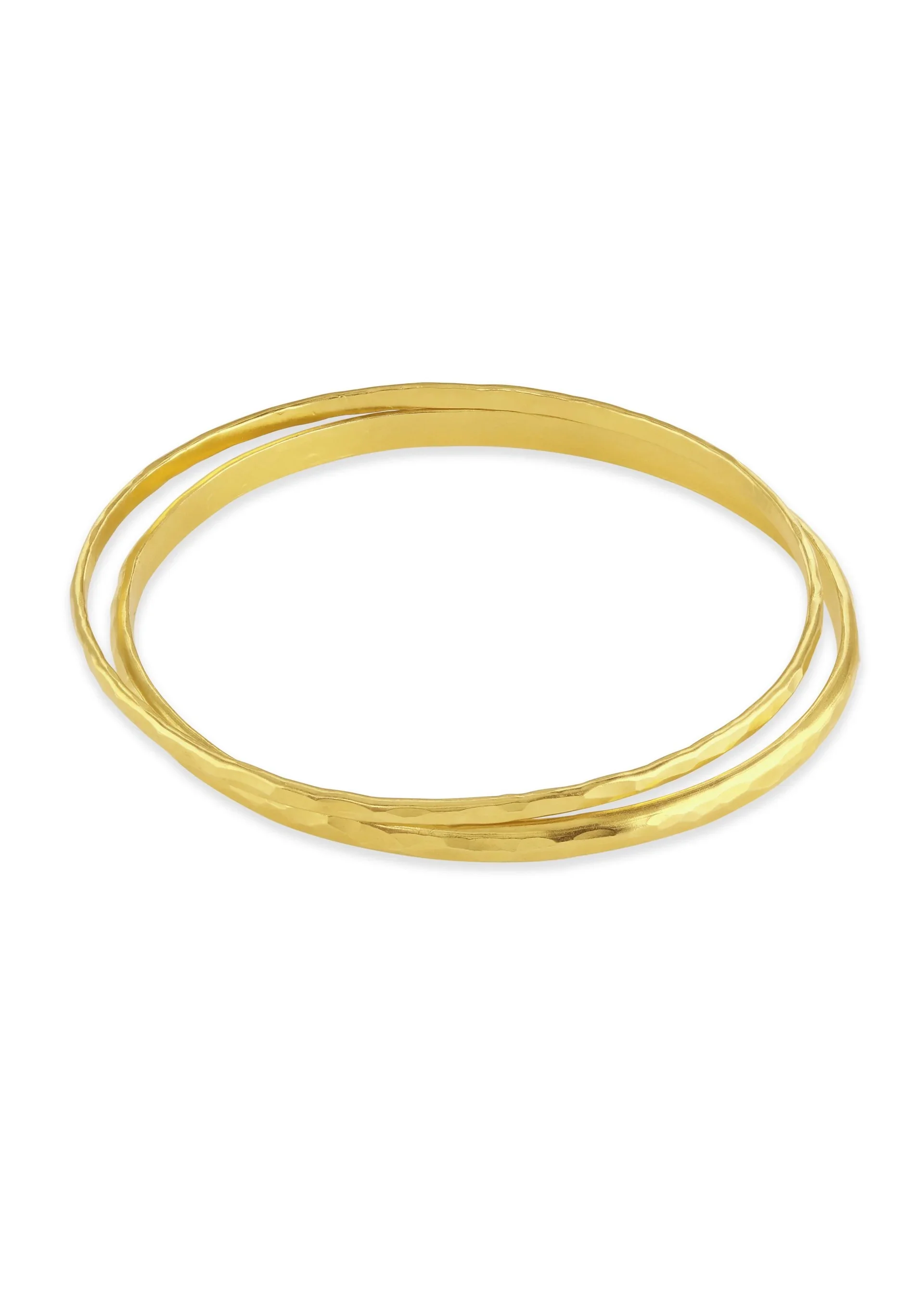 Solid Hammered Bangles - Image 8