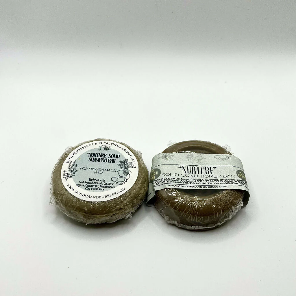 Solid Shampoo and Conditioner | Dry Damaged Hair | Enriched with Aloe, French Green Clay - Image 6