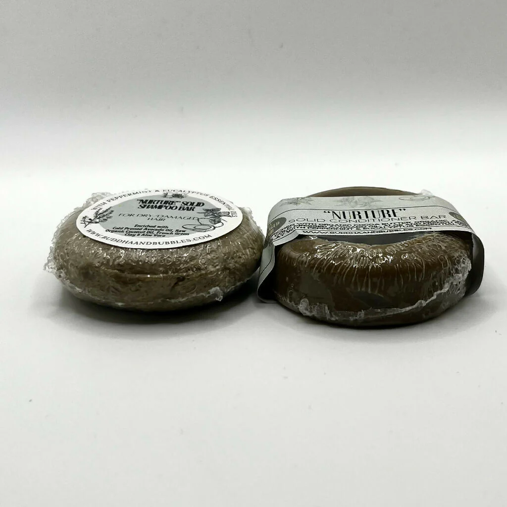 Solid Shampoo and Conditioner | Dry Damaged Hair | Enriched with Aloe, French Green Clay - Image 7