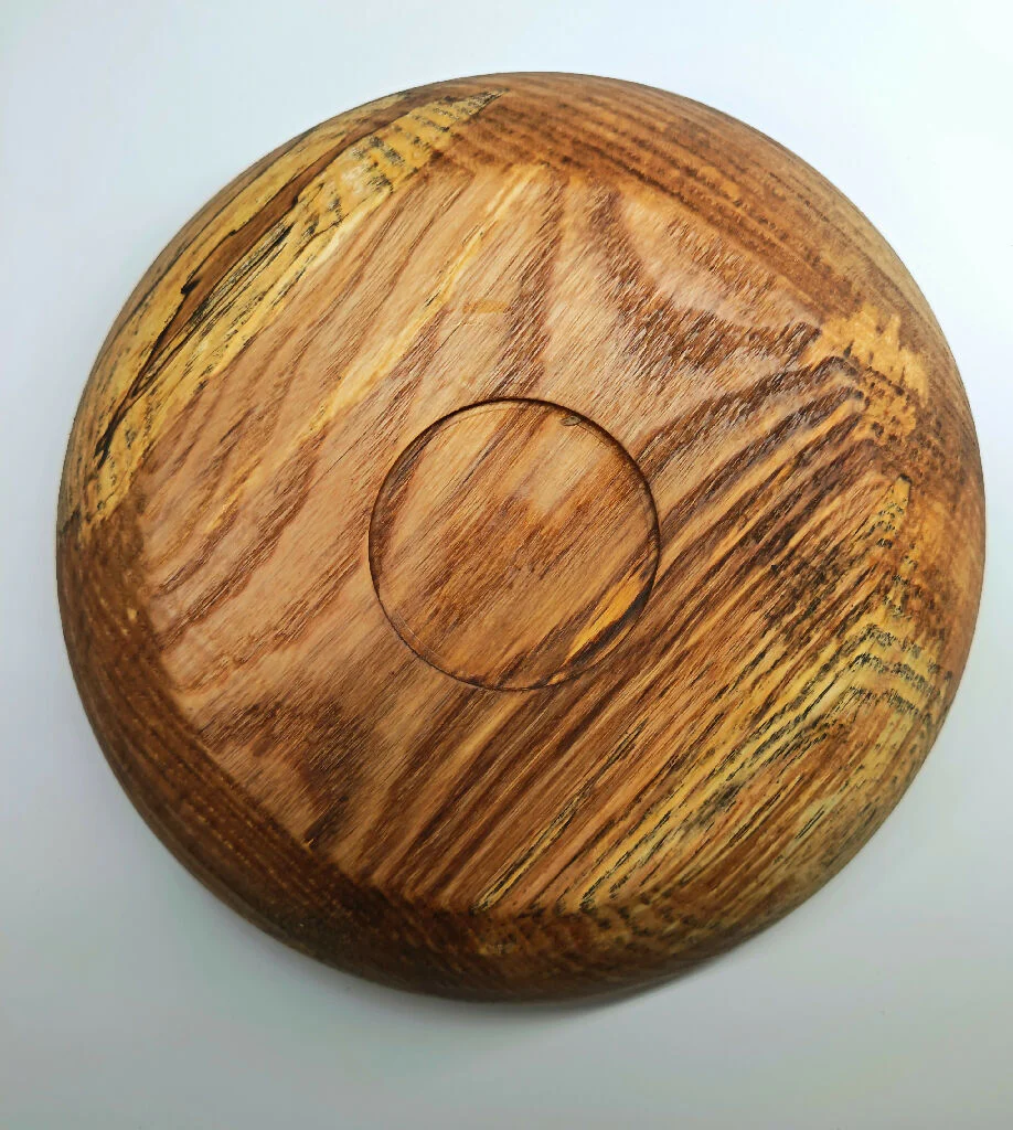 Spalted ash wood bowl - Image 6