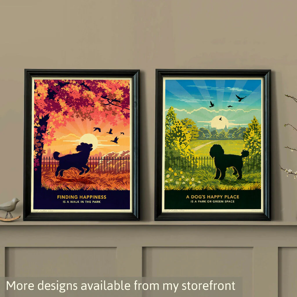 SPANIEL 'COASTAL WALKS’ LIMITED EDITION ART PRINT - Image 14