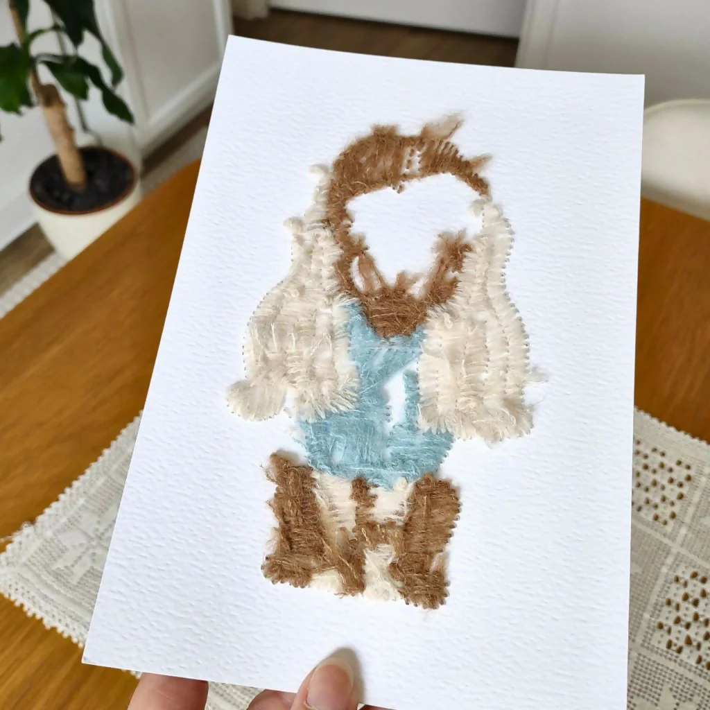 Spaniel Original Embroidered Art - Image 2
