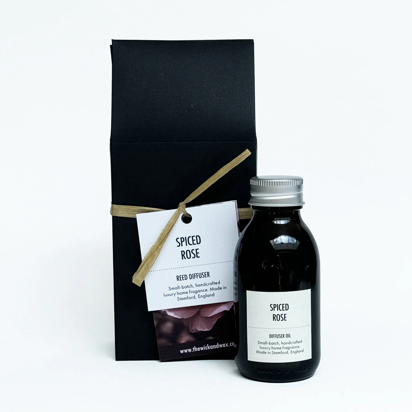 Spiced Rose - Scented Reed Diffuser (Plant-based) - Image 5