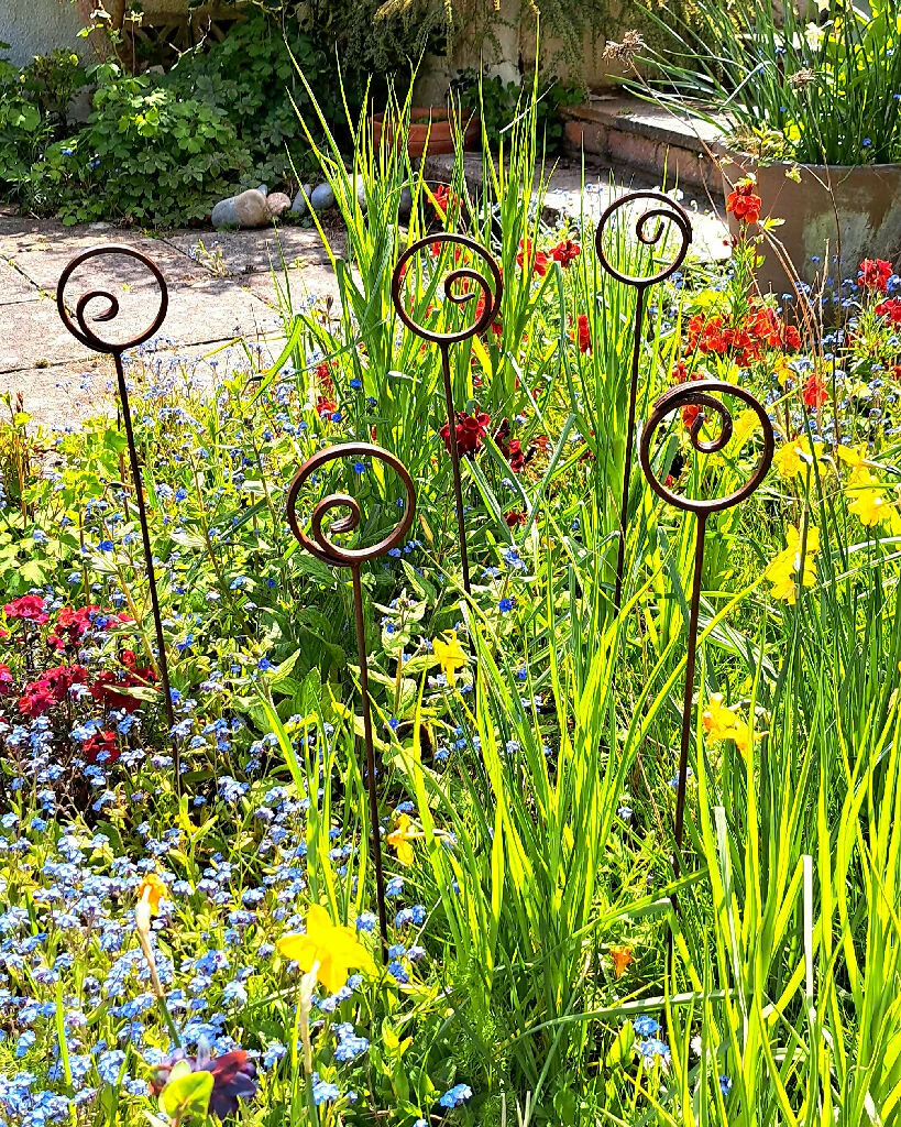 Spiral Garden Supports, Set of the Plant Stakes - Image 2