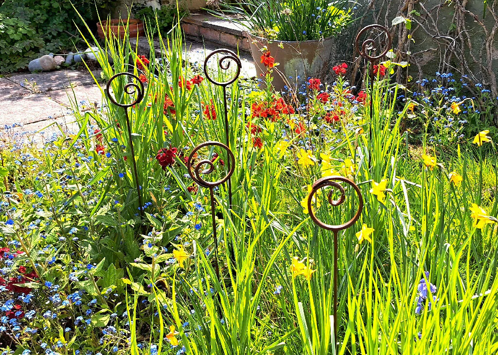 Spiral Garden Supports, Set of the Plant Stakes - Image 3
