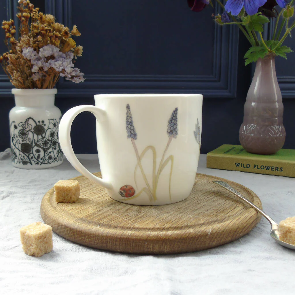 Spring Hedgehog Bone China Mug - Image 4