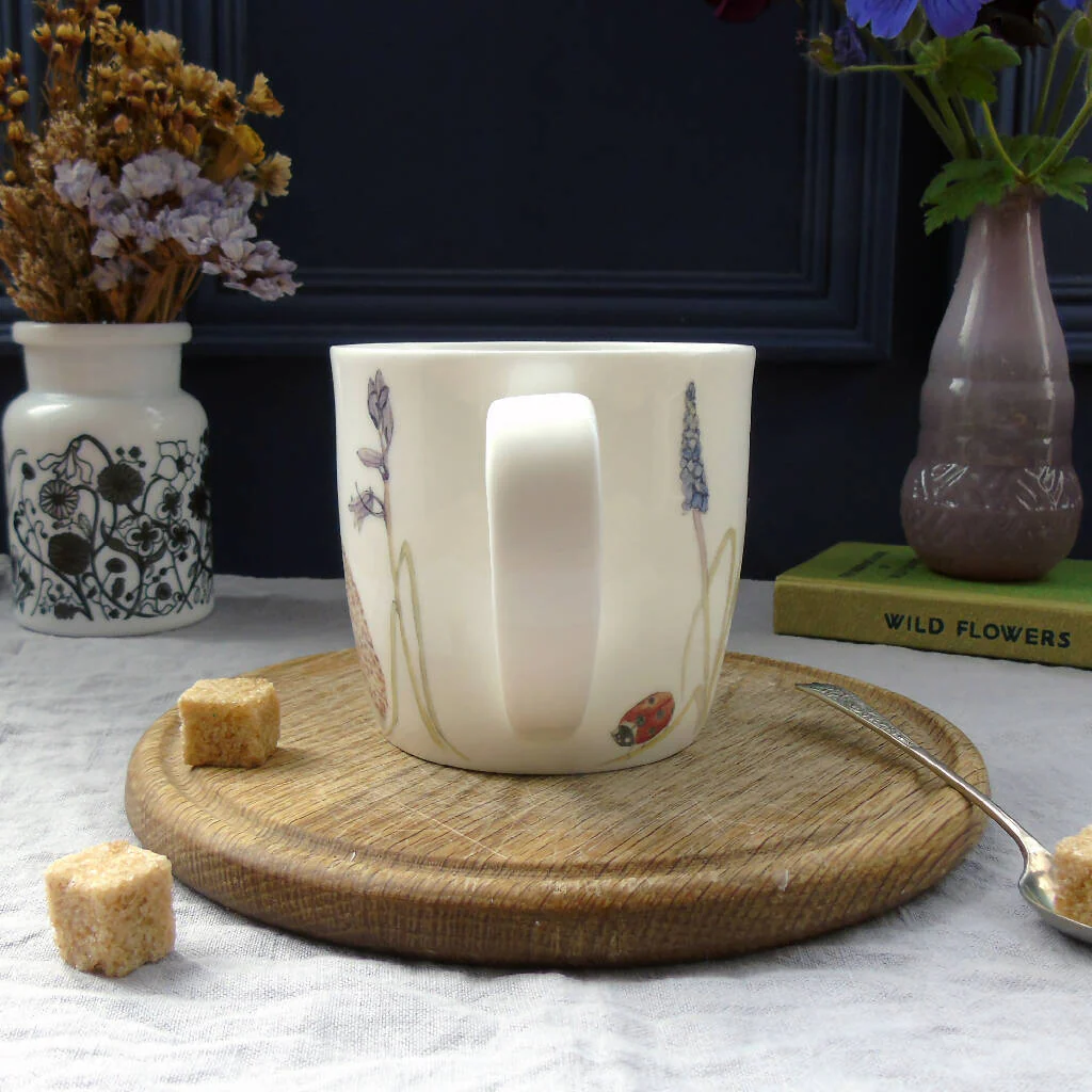 Spring Hedgehog Bone China Mug - Image 5