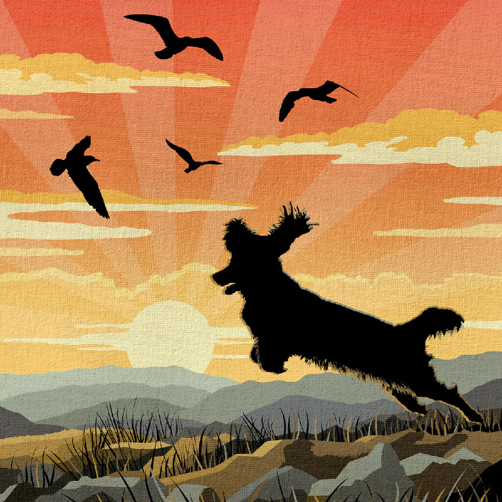 SPRINGER SPANIEL ‘WAGGY TAILS’ LIMITED EDITION ART PRINT - Image 6