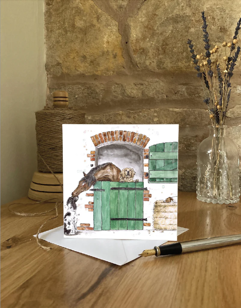 Stable Friends | Greetings Card