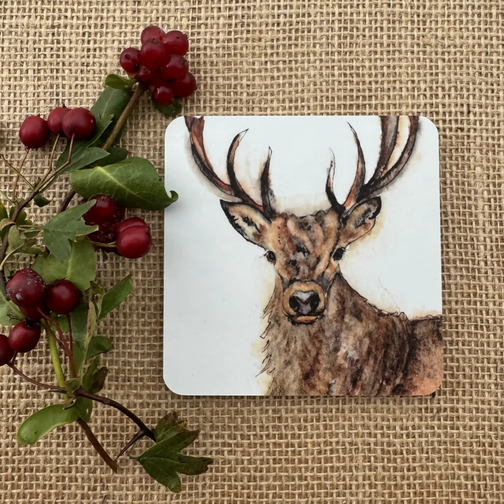 Stag Coaster