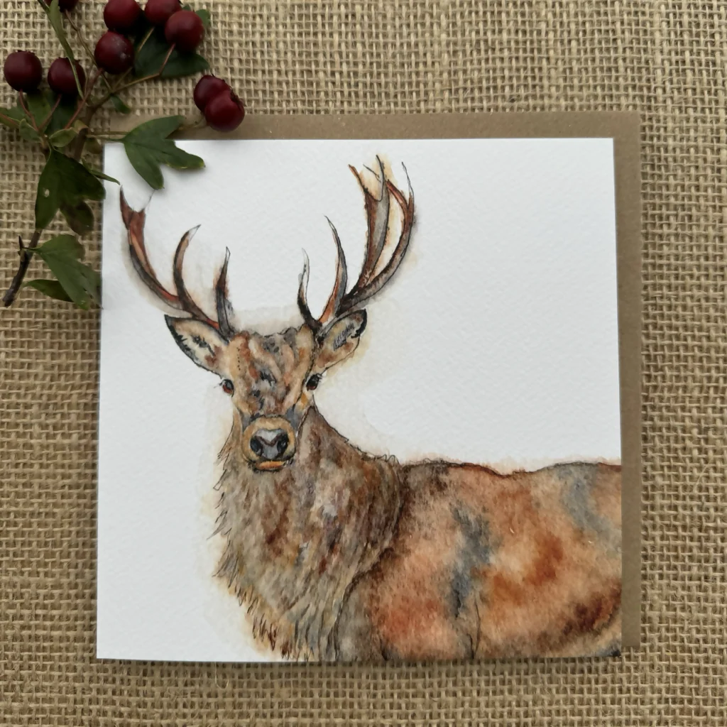 Stag Greeting Card - Image 2