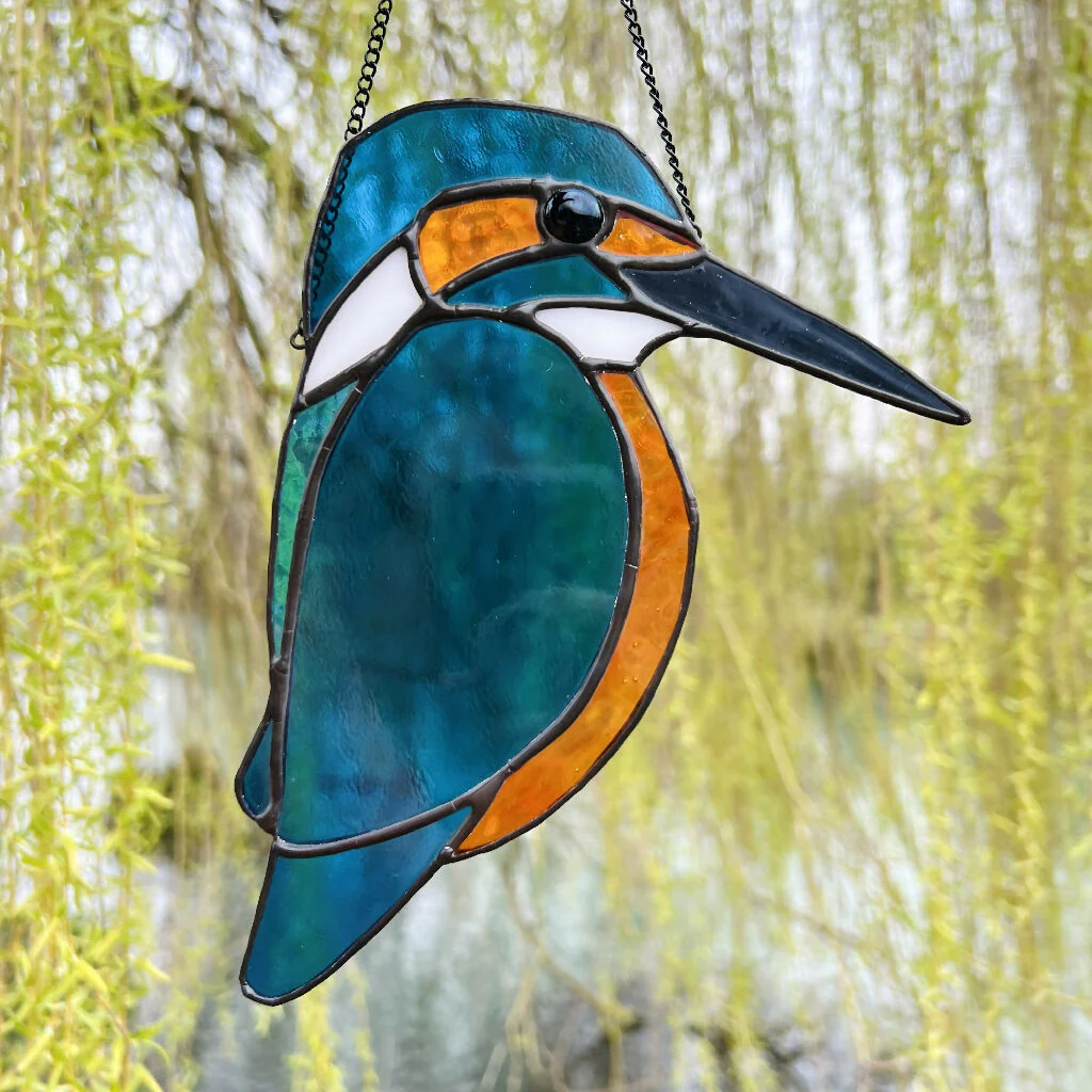 Stained Glass Kingfisher