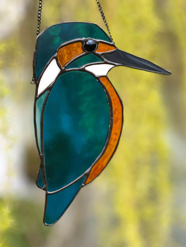 Stained Glass Kingfisher - Image 3