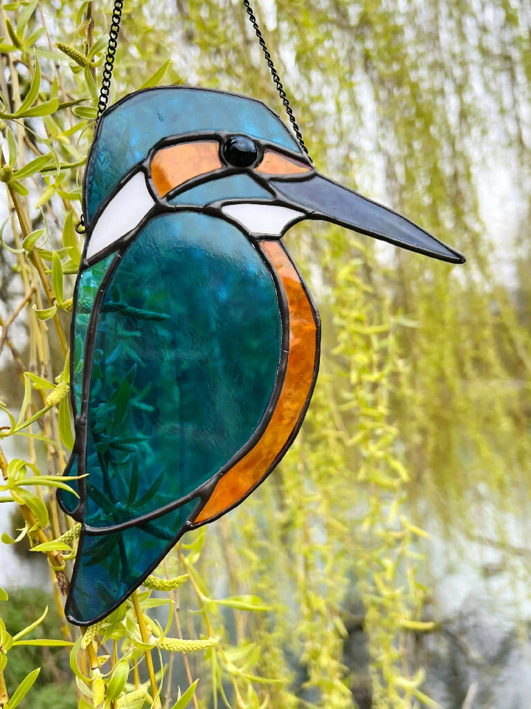 Stained Glass Kingfisher - Image 4