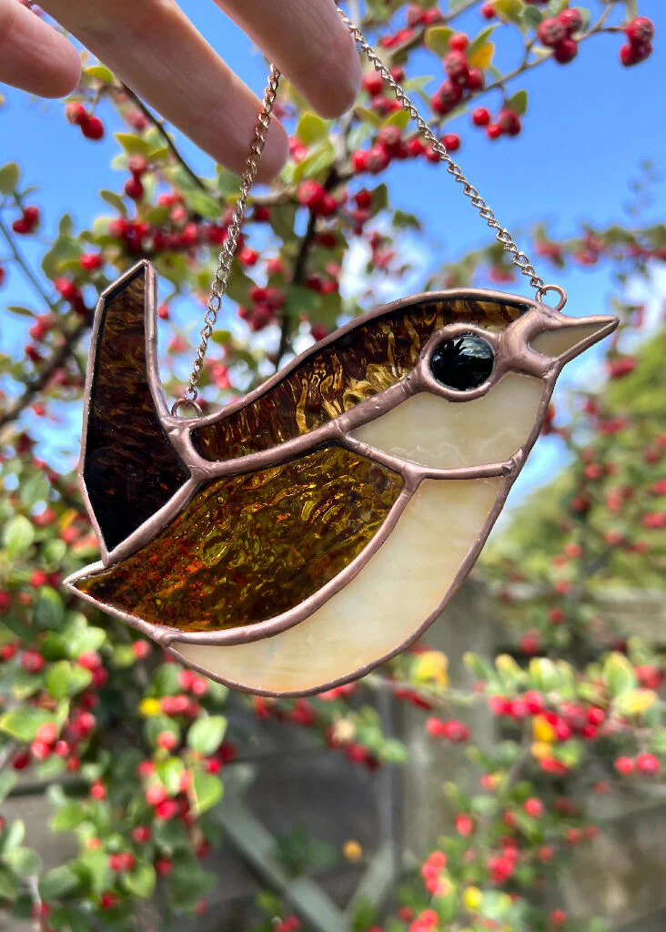 Stained Glass Wren - for bird lovers, perfect gift for her - Image 3
