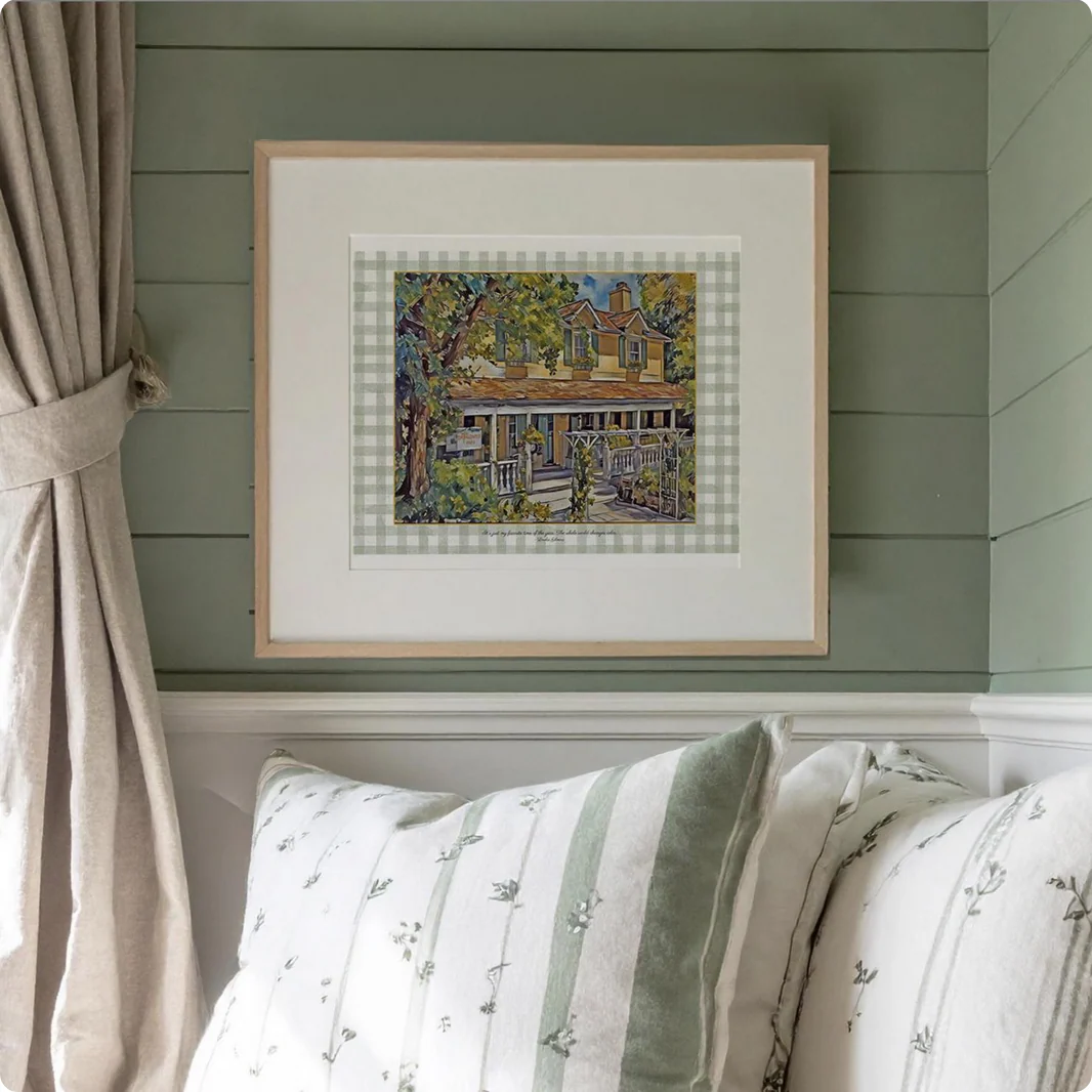 Stars Hollow Artwork Inn Watercolor Illustration - Image 4