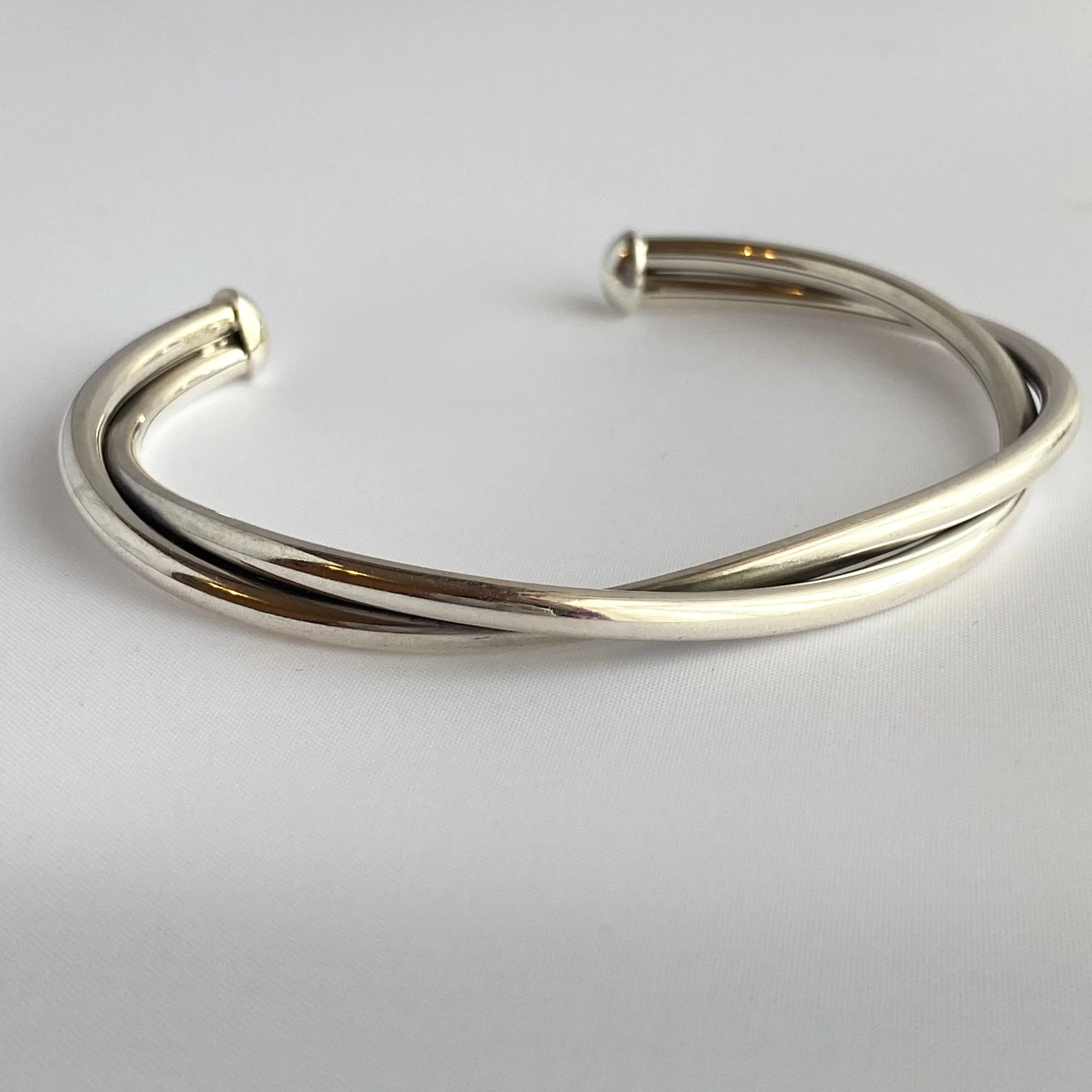 Sterling Silver Intertwined Cuff - Image 4