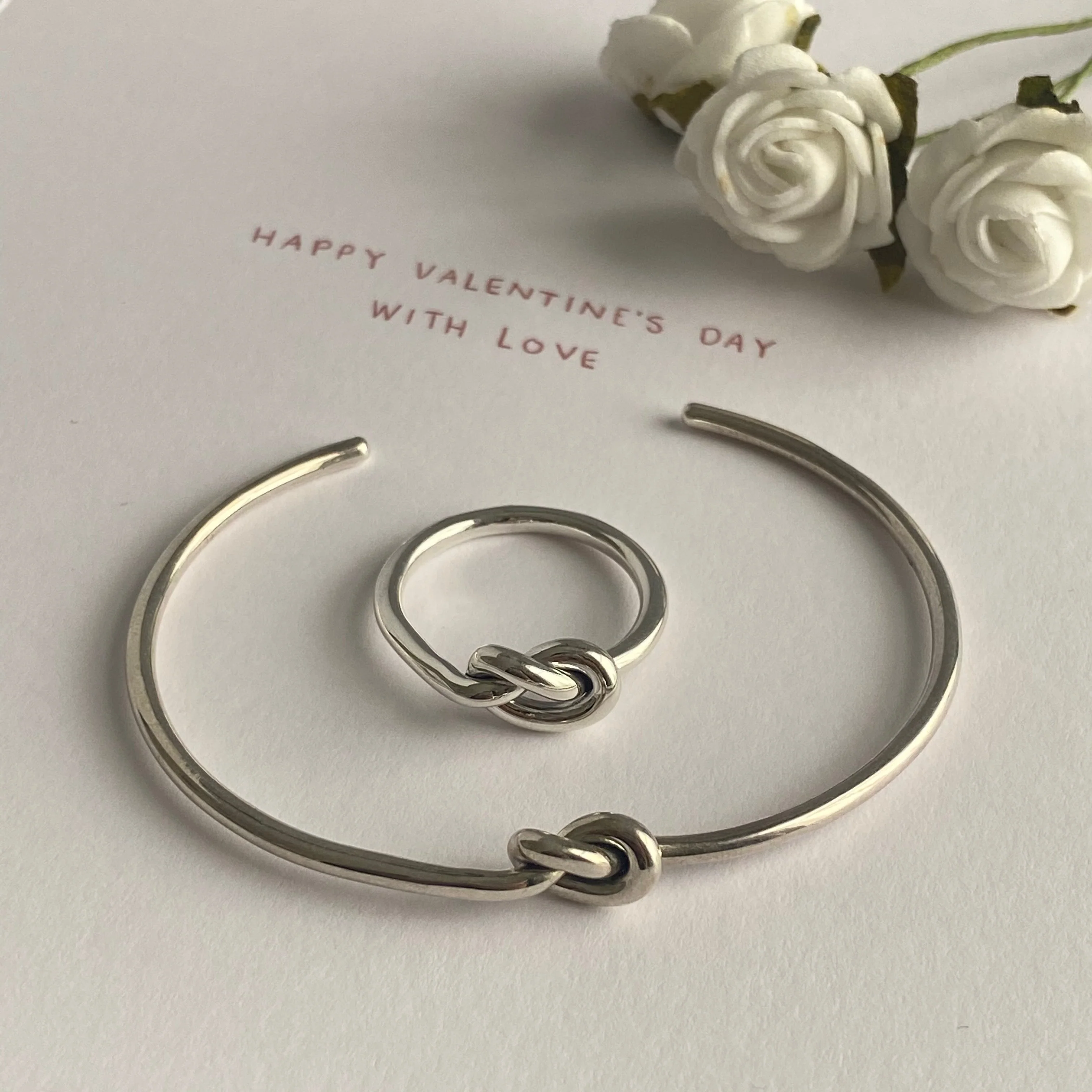Sterling Silver Knot Ring - Image 2
