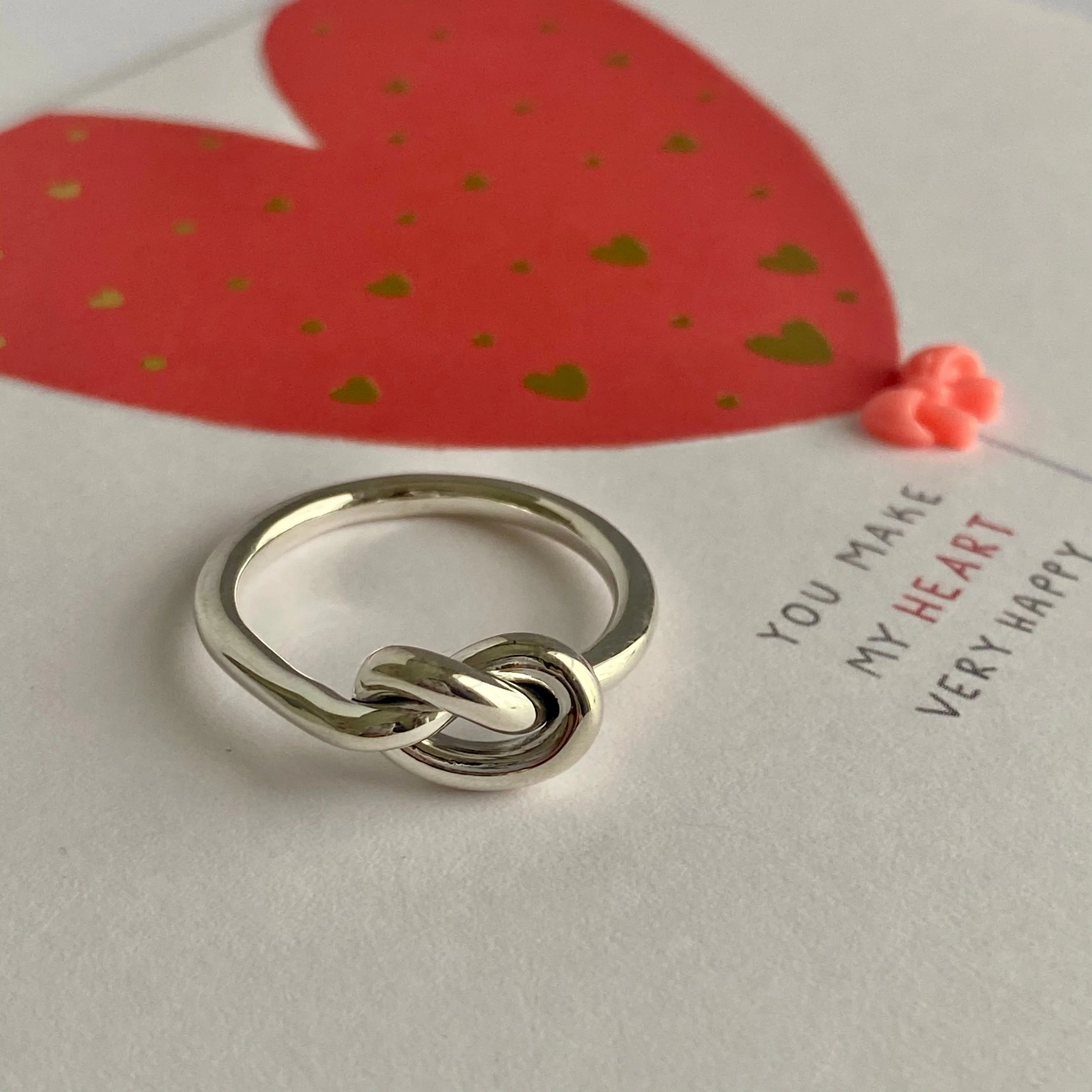 Sterling Silver Knot Ring - Image 5