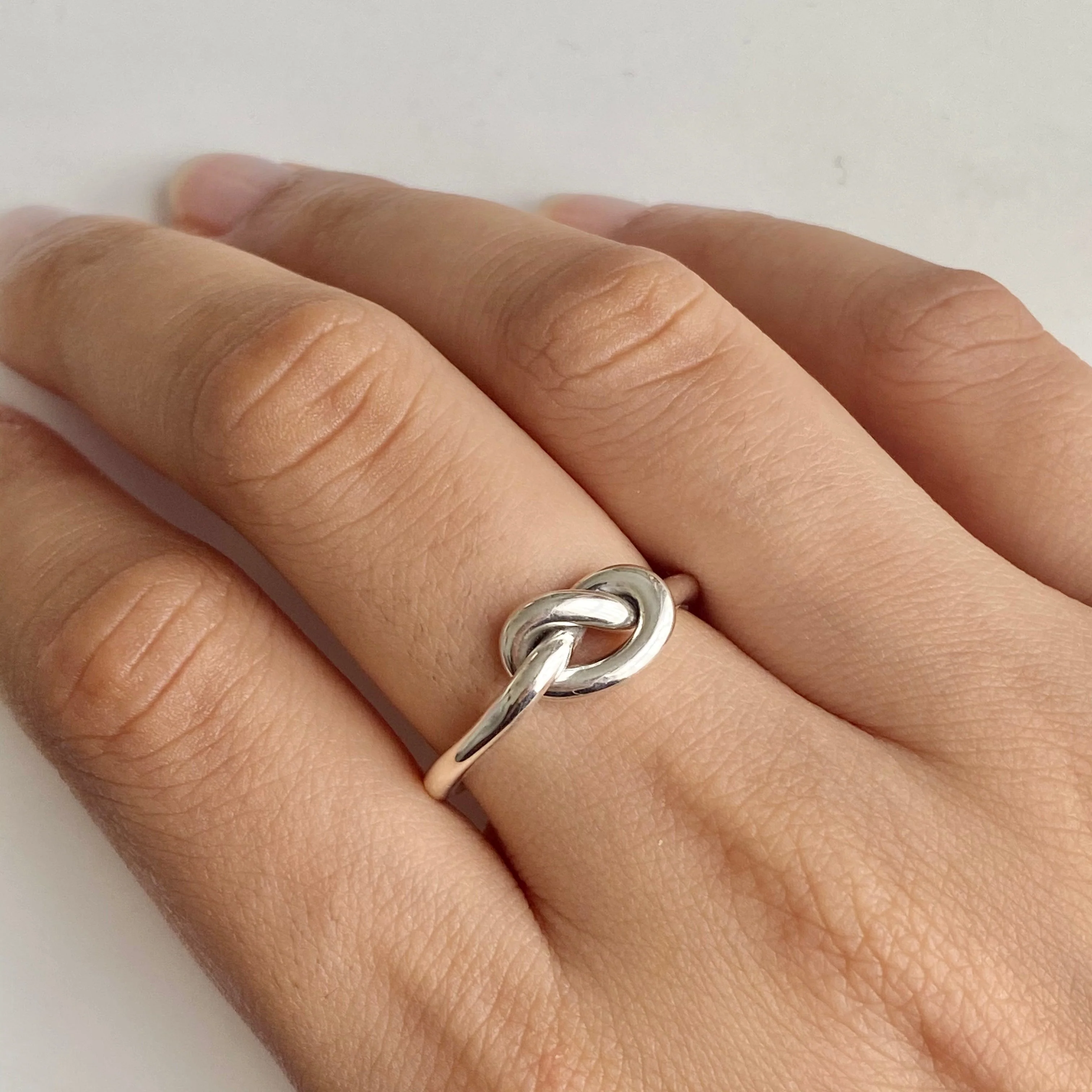 Sterling Silver Knot Ring - Image 6