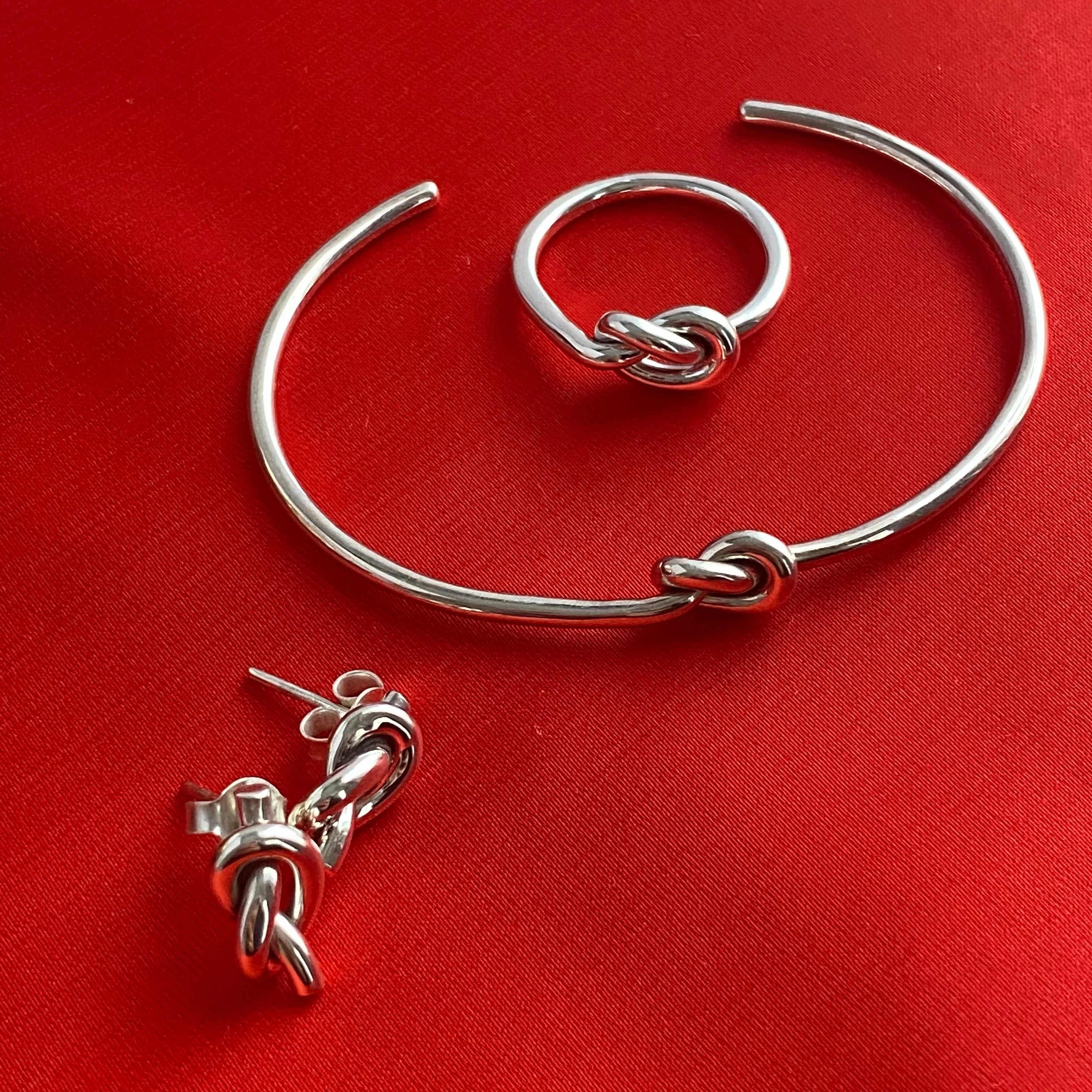 Sterling Silver Knot Ring - Image 7