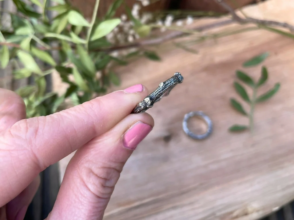 Sterling Silver Twig Ring - Image 8
