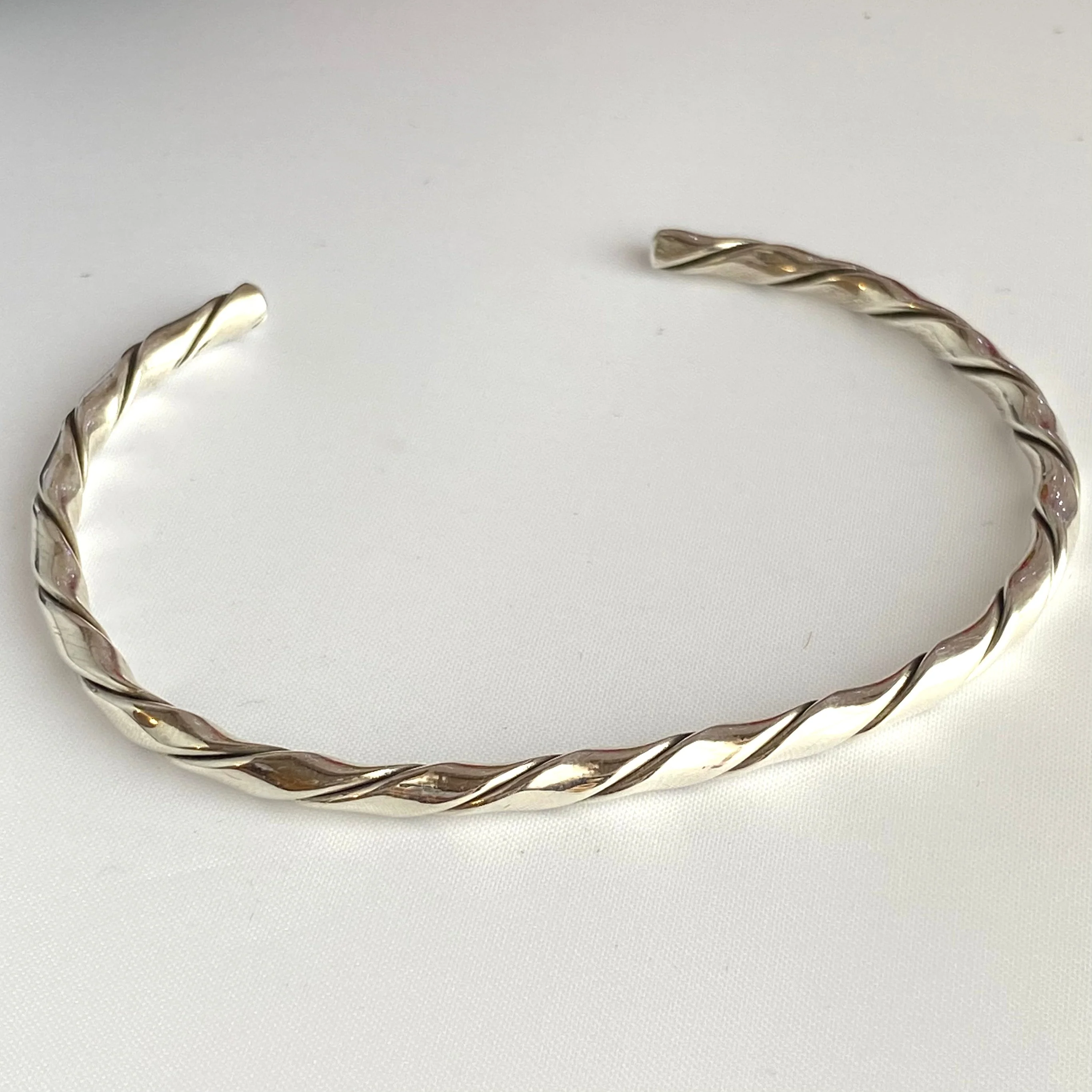 Sterling Silver Twisted Cuff - Image 4