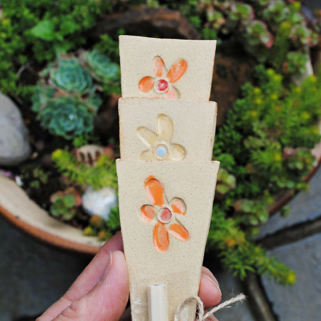 Stoneware Ceramic Plant Markers and Labels Set - Image 6