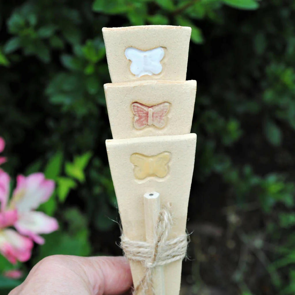 Stoneware Ceramic Plant Markers and Labels Set - Image 7