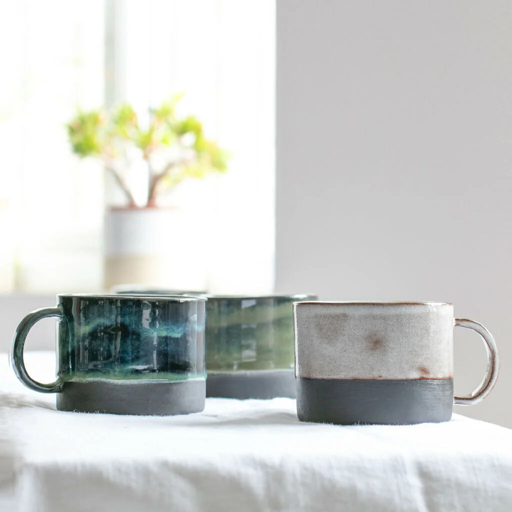 Stoneware Mug Storm Waterfall - Image 4