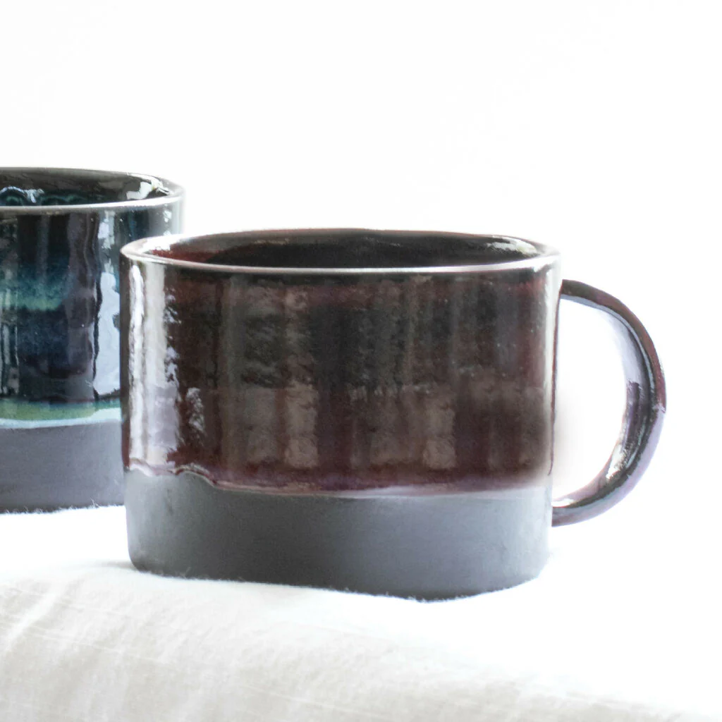 Stoneware Mug Storm Waterfall - Image 5