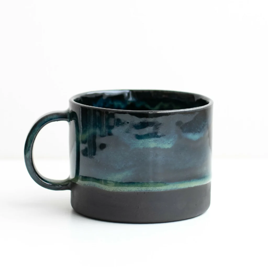 Stoneware Mug Storm Waterfall - Image 8