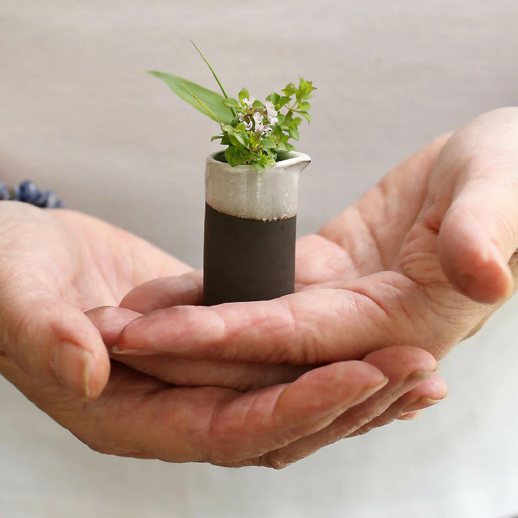 Stoneware Wildflower Vase - Image 3
