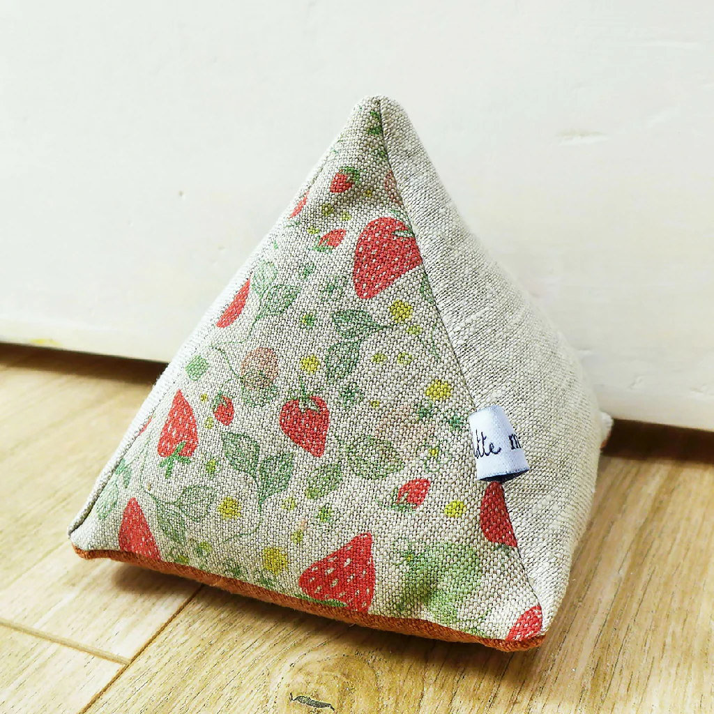 Strawberries Linen Doorstop