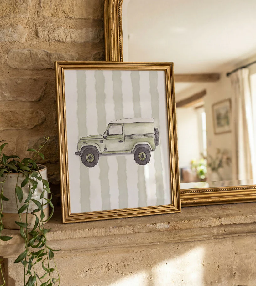 Striped Defender Print