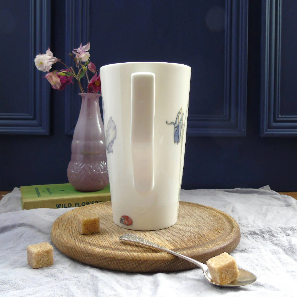 Summer Flowers Bone China Tall Mug - Image 3