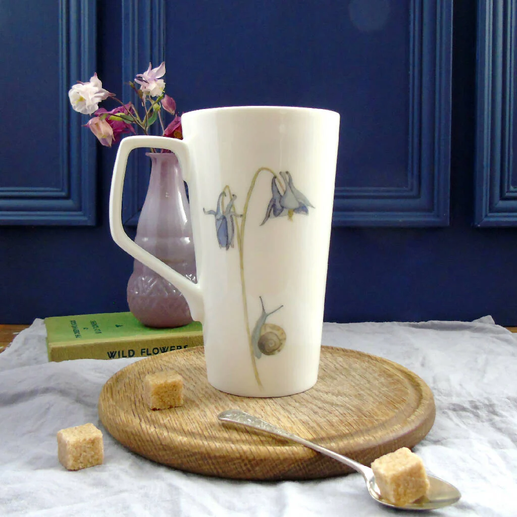 Summer Flowers Bone China Tall Mug - Image 4