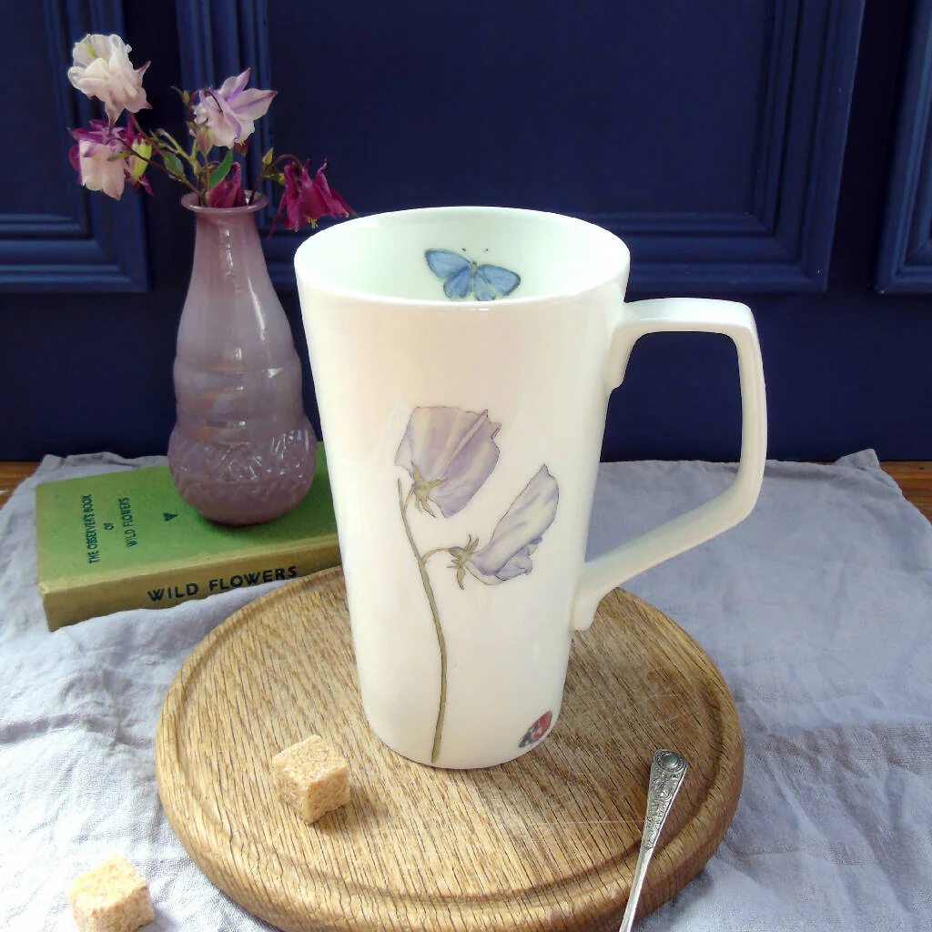 Summer Flowers Bone China Tall Mug - Image 5