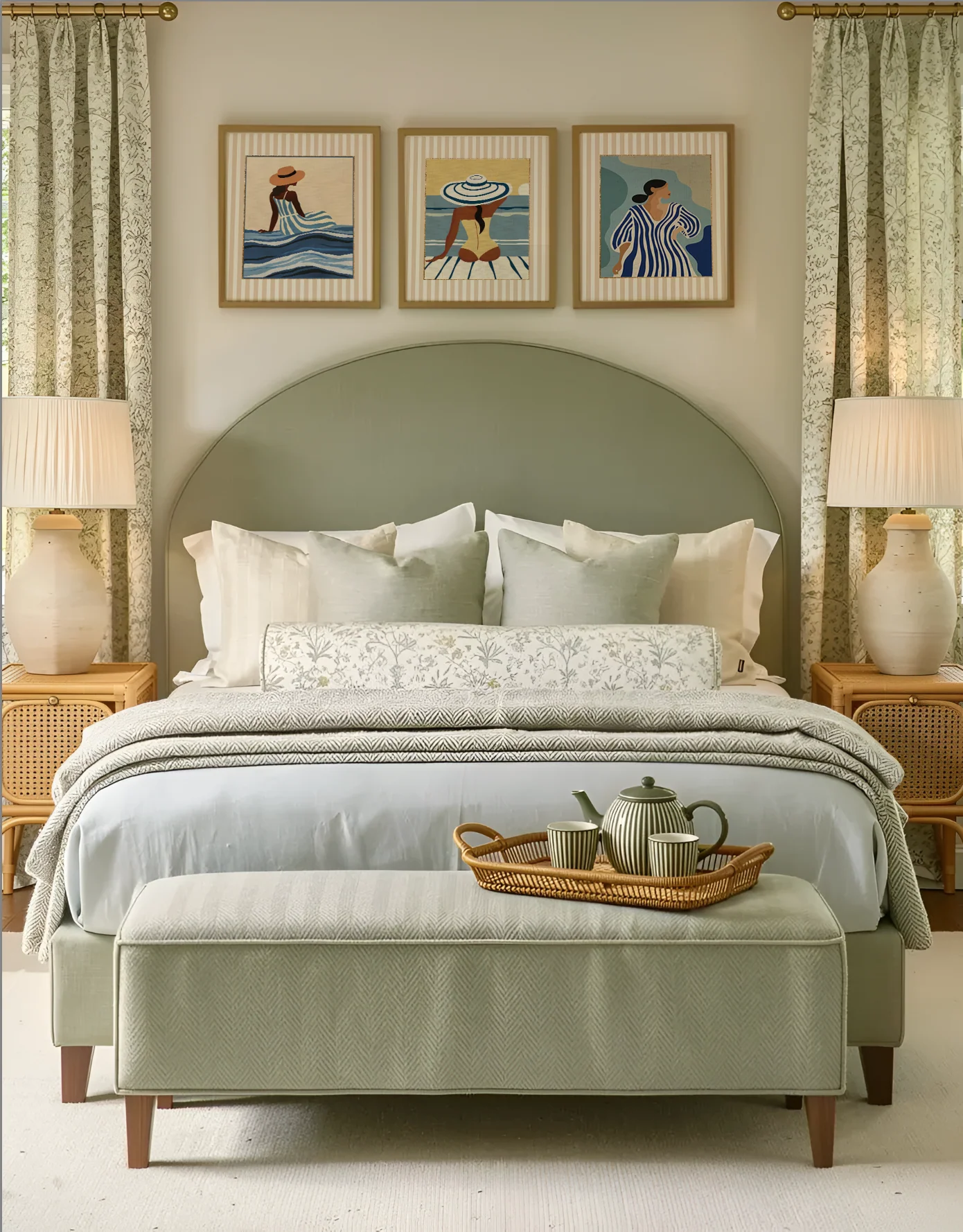 Summer Prints Gallery Set of 3 Cote d' Azur Artwork Beach House Collection - Image 11